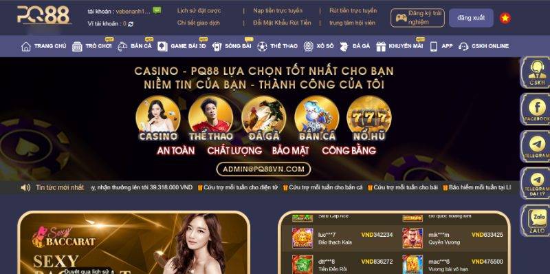  truy cập PQ88